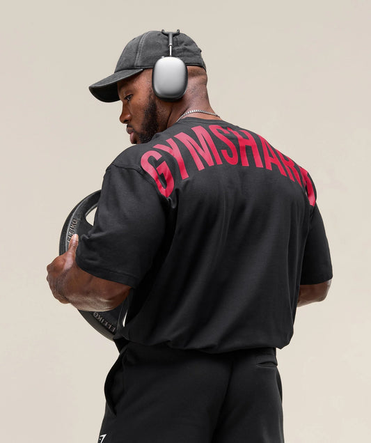 RED Gymshark T-Shirt